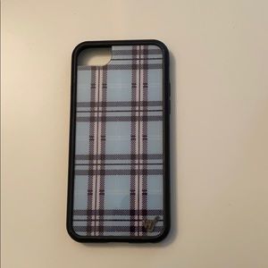 Plaid wildflower case